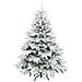 Albero di Natale artificiale con 150 LED Bianco 120 cm PE e PVC - Foto miniatura 3
