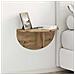 Scaffale da parete 2 pcs Rovere artigianale 48 x 24 x 24 cm - Foto miniatura 2