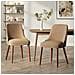 Sedie Da Pranzo Set Da 2 Con Schienale Alto Stile Vintage Chic, Seduta Confortevole, Ideali Per Cucina E Sala Da Pranzo, Marrone - Foto miniatura 7