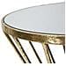 Tavolo Vkh591-oro-metallo-35x35x70 Cm - Foto miniatura 5