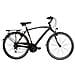 Bici Uomo City Bike Misura 28 Linea Zefiro Bicicletta Acera 24v Forcella Idraulica Telaio Alluminio Zfr24vsf Luci A Led - 57 Nero Opaco - Foto miniatura 1
