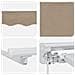 Cornice per Tenda Manuale con LED Beige e Bianco 3,5 x 2 m - Foto miniatura 9