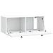 Mobile Porta TV da Muro Bianco 78,5 x 31 x 30 cm - Foto miniatura 5