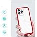 Trasparente Custodia 3 In 1 Per Iphone 13 Pro Max Con Cornice, Rosso Gelato - Foto miniatura 1