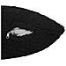 Cuscino con cuscino HEERLEN 2 pz Nero Fleece PV - Foto miniatura 6