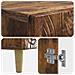 Mobile per scarpe DELFT 59,5 x 39,5 x 90 cm Rovere Fumo - Foto miniatura 7