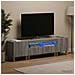 Mobile TV LED a 5 pezzi Sonoma grigio Legno ingegnerizzato - Foto miniatura 5