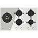 Piano Cottura GOA9523 / WH a Gas 5 Fuochi Gas Colore Bianco Serie Ambient - Foto miniatura 3