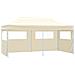 Tenda Per Feste Pop-up Pieghevole 3 X 6 M Crema - Foto miniatura 1