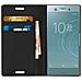 Custodia Per Sony Xperia Xz1 Compact - Serie First Class In Pelle Nera - Foto miniatura 8