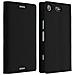 Custodia Per Sony Xperia Xz1 Compact - Serie First Class In Pelle Nera - Foto miniatura 13