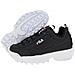 Scarpe Fila Disruptor Nero Donna Uomo Tg 40 - Foto miniatura 6