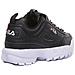 Scarpe Fila Disruptor Nero Donna Uomo Tg 40 - Foto miniatura 4