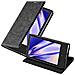 Custodia Compatibile Con Nokia Lumia 1020 In Nero Di Notte - Coperchio Protettiva Con Chiusura Magnetica, Funzione Stand E Tasca Per Le Carte - Foto miniatura 1