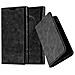 Custodia Compatibile Con Nokia Lumia 1020 In Nero Di Notte - Coperchio Protettiva Con Chiusura Magnetica, Funzione Stand E Tasca Per Le Carte - Foto miniatura 4