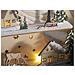 Albero Di Natale Da Tavolo In Legno Con Paesaggio Invernale E Luci Led Idea Regalo - Foto miniatura 2
