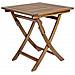Tavolo Noemi Per Esterno In Legno Di Acacia Pieghevole 70x70x H73 Cm - Foto miniatura 1