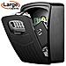 Key Box Lock Btneeu Extra Large Combinazione Chiave Di Sicurezza Outdoor Key Cassaforte A Muro Mounted Portatile Chiave Storage Box Con 4 Combinazione Della Cifra Forte Blocco Per Interni Esterni Home Office Garage Palestra Della Scuola - Foto miniatura 1
