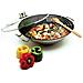 Wok In Acciaio Inox + Copertura In Vetro Da 36 Cm - 32854 - Foto miniatura 2