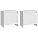 Comodini 2 pz Bianchi 45x34x44,5 cm in Truciolato - Foto miniatura 1
