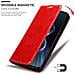 Custodia Compatibile Con Asus Zenfone 8 In Rosso Mela - Coperchio Protettiva Con Chiusura Magnetica, Funzione Stand E Tasca Per Le Carte - Foto miniatura 7