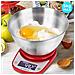 Ks865 Bilancia Da Cucina Digitale Ultrasottile - Portata 1g / 5 Kg - Alta Precisione - Funzione Tara - Superficie In Vetro - Foto miniatura 3