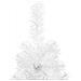 Albero Natale Artificiale Sottile A Metà Supporto Bianco 240 Cm - Foto miniatura 3