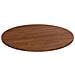 Piano Tavolo Rotondo Marrone Scuro 90x1,5 Cm Rovere Trattato - Foto miniatura 1