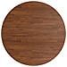 Piano Tavolo Rotondo Marrone Scuro 90x1,5 Cm Rovere Trattato - Foto miniatura 2