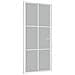 Porta Interna 93x201,5 Cm Bianco Opaco Vetro E Alluminio - Foto miniatura 2