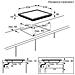 Piano Cottura EHF46547XK Elettrico 4 Zone Cottura da 57.6 cm Colore Nero - Foto miniatura 8