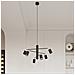 Lampada A Soffitto Lemmi 4l Nero Sl. 1168 - Moderno Lampade Da Soffitto Nero 20x100x24 Cm - Foto miniatura 1