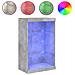 Credenza Con Luci Led Grigio Cemento 60,5x37x100 Cm - Foto miniatura 2