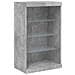Credenza Con Luci Led Grigio Cemento 60,5x37x100 Cm - Foto miniatura 3