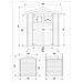 Casetta Da Giardino In Legno Per Esterni Con Pavimento Trattato Con Serratura Di Alta Qualità - L236xl226xa218 Cm / 4.33 M2 - Timbela M369f+m369g - Foto miniatura 4