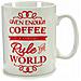 Tazza Mug Coffee Porcellana Rosso Bianco 500 Ml 24 Unità - Foto miniatura 2