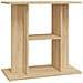 Supporto Acquario 60x30x60cm In Legno Multistrato Rovere Sonoma - Foto miniatura 1