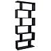 Libreria In Nobilitato Bilaminato A 6 Ripiani Linea Elegance - Black - Foto miniatura 1