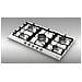 Piano Cottura 7017032 a Gas da Incasso 5 Zone Cottura da 86 cm Colore Acciaio - Foto miniatura 2
