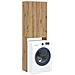 Mobile per Lavatrice Rovere Artigianale 64x25,5x190 cm - Foto miniatura 3