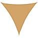 Vela Parasole 160 g/m² Triangolare Sabbia 4x4x4 m in HDPE - Foto miniatura 1