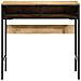 Scrivania 80x50x75 cm in legno massello di mango grezzo - Foto miniatura 4
