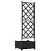 Fioriera con Traliccio Nera 40x40x125.5 cm - Foto miniatura 6