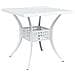 Set Bistro da Giardino 3 Pezzi in Alluminio Bianco - Foto miniatura 5