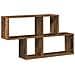 Mensola da parete Legno Vecchio 100x20x53 cm Legno Ingegnerizzato - Foto miniatura 1