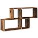 Mensola da parete Legno Vecchio 100x20x53 cm Legno Ingegnerizzato - Foto miniatura 7