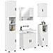 Set di mobili per il bagno 5 pcs Bianco lucido 61 x 35 x 64 cm - Foto miniatura 3