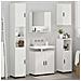 Set di mobili per il bagno 5 pcs Bianco lucido 61 x 35 x 64 cm - Foto miniatura 4