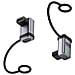 Adattatore Femmina-femmina Usb-c 240w, 120gbps, Angolo Retto (confezione Da 2) Silver - Foto miniatura 1
