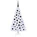 Albero di Natale artificiale Bianco 120 cm PVC e Acciaio - Foto miniatura 4